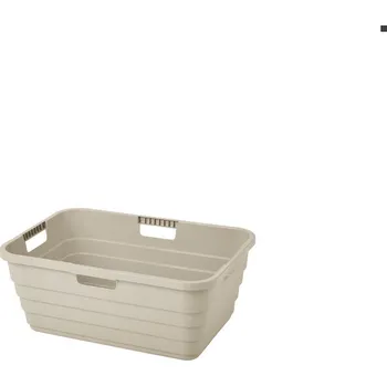 DOMO SERVICE Koš na čisté prádlo MAYA 32L s otvory krémová