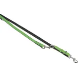 Nobby SOUTH přepínací vodítko nappa kůže zelená S-M 2m 14mm