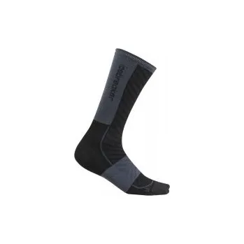 Pánské termo ponožky Icebreaker Mens Merino Run+ Ultralight Crew, Black/Graphite