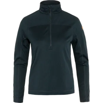 Dámská mikina Mikina Fjällräven Abisko Lite Fleece Half Zip Woman Dark Navy - S