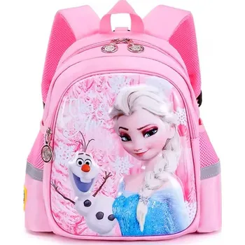 Dětský batoh Frozen (Ledové království) Dívčí batoh s motivem oblíbené pohádky Ledové Království (Frozen) Barva: Růžová