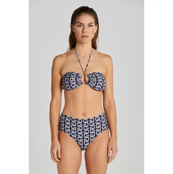Dámské plavky PLAVKY GANT G PATTERN BANDEAU VRCHNÍ DÍL EVENING BLUE