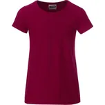 James & Nicholson (Daiber) Klasické dívčí tričko z biobavlny 8007G - Vínová | M