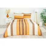 Stanex Ložní povlečení krepové cihly (LS269) rozměr: 140 x 220 + 90 x 70, Zapínání: Zip