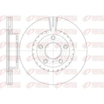 Brzdový kotouč Brzdový kotouč REMSA 61722.10