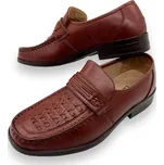 Chunsen Pánské hnědé polobotky 02 Barva: Hnědá, Velikost: 41