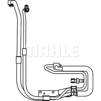 Vedení klimatizace MAHLE Vysokotlaké / nízkotlaké vedení klimatizace MAO AP 96 000P