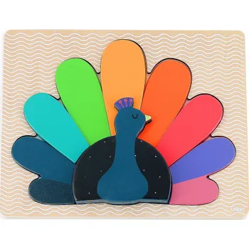 Puzzle Vilac Vkládací puzzle Páv