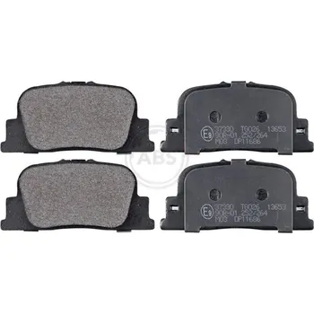 Brzdová destička Sada brzdových destiček, kotoučová brzda A.B.S. 37330