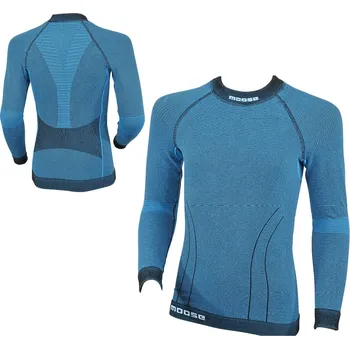 Moose JUNIOR TEE LSL Barva: Modrá, Velikost: XS/S