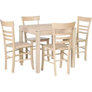 Jídelní set Jídelní sestava Stůl Milan + židle Siena Dub sonoma Doprava ZDARMA.