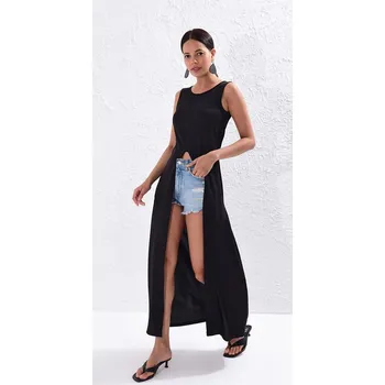 Dámská tunika Dámská tunika Cool &amp;amp; Sexy Yİ1823/Black Cool &amp; Sexy černá 2050087