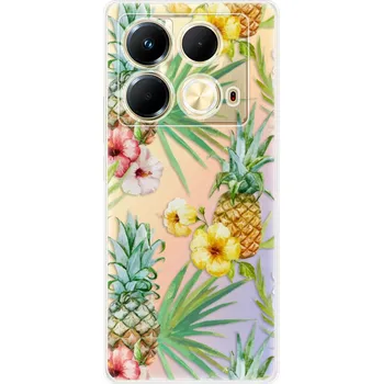 Pouzdro na mobilní telefon Odolné silikonové pouzdro iSaprio - Pineapple Pattern 02 - Infinix Note 40
