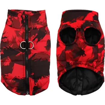 Obleček pro psa Zimní nepromokavá vesta pro psy (vel. S -6XL) Barva: Červená, Velikost: XL