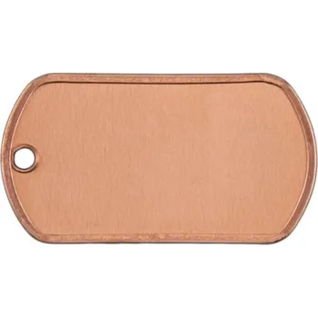 psí známka Ražba známky barva měděná