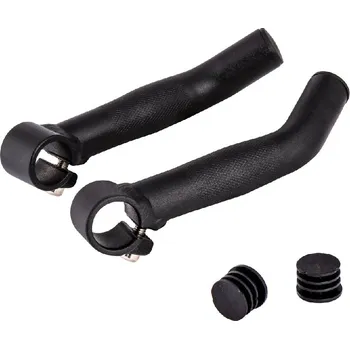 Rohy na řídítka rohy LONGUS L-Weld Al černé