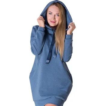 Těhotenská móda Těhotenská a kojicí tunika IRMINA BLUE