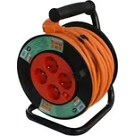 Kabel prodlužovací navíjecí 25m 4zásuvka ip20