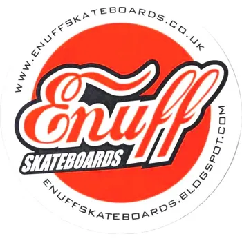 samolepka Samolepka ENUFF Kruh 110mm | 1ks | ČERVENÁ