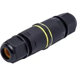 SOLIGHT Kabelová vodotěsná spojka mini, IP68, průměr 5-7,5/5-7,5mm, max 1,0mm2