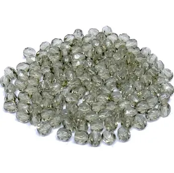 Dětské navlékací korálky CZ Broušené korálky, 4mm, barva 40010 - 30ks