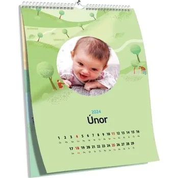Nástěnný fotokalendář s grafickými motivy NKD-12 (A5)