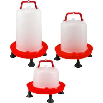 Napáječka pro ptáka Napáječka River pro drůbež plastová klobouková, bajonet, s nožičkami - 5 l