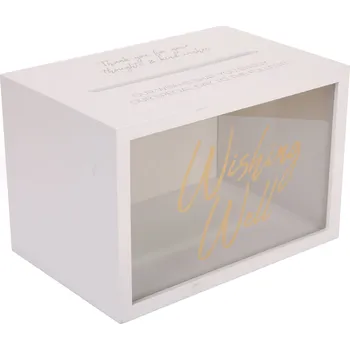 Dárková krabička SIL Dřevěný box na přání, 30x20cm