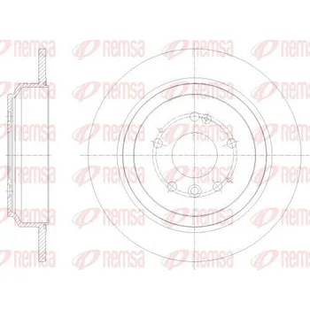 Brzdový kotouč Brzdový kotouč REMSA 62518.00
