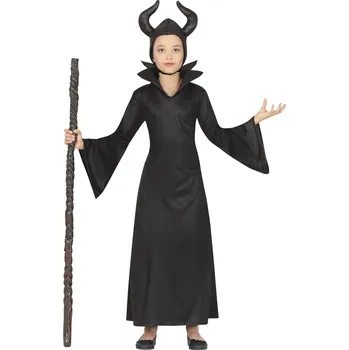 Karnevalový kostým Guirca Dětský kostým - Vládkyně zla Maleficent Velikost - děti: M: 115-123 cm