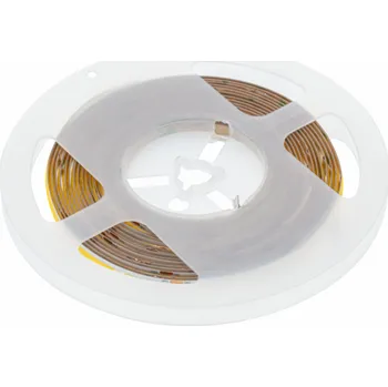 LED páska LED pásek COB 12V, 320LED/m, 8mm, 8W/m, bez gelu, studená bílá