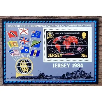 Poštovní známka Jersey ** aršík Bl 3, 50. výročí CCPA, r. 1984