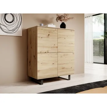 Komoda Komoda Logan 4D - dub Artisan - 14 cm nožky