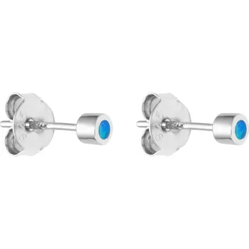 Řetízek Jan Kos jewellery Stříbrné náušnice s opálem MHT-2035/SL00