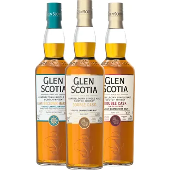 Rum Set Glen Scotia Double Cask + Rum Cask + Campbeltown Harbour (set 1 x 0.7 l, 1 x 0.7 l, 1 x 0.7 l)