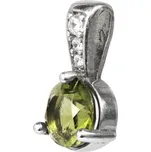 Stříbrný přívěsek s vltavínem Lavida