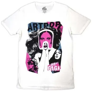 Pánské oblečení Merch Lady Gaga: Lady Gaga Unisex T-shirt: Artpop Collage (x-large) XL