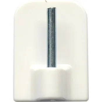 Věšák Háček vitrážní samolepící bílý