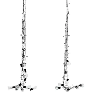 Vánoční dekorace LIVARNO home LED světelný řetěz na slunečník / Dekorační osvětlení na slunečník