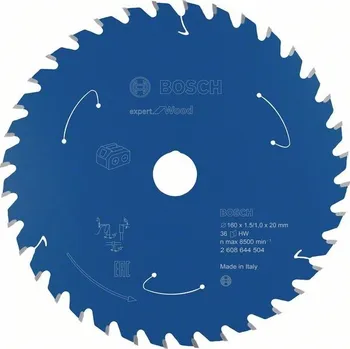 Pilový kotouč Bosch Pilový kotouč Expert for Wood pro akumulátorové pily 160×1,5/1×20 T36 2608644504