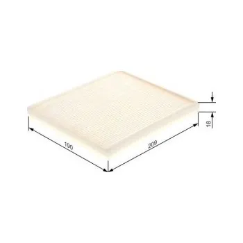 Kabinový filtr Kabinový filtr Toyota YARIS (_P1_) Bosch - 1.0, 1.3, 1.5, 1.4D-4D