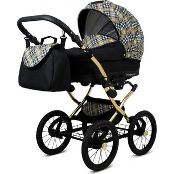 Kočárek Kočárek 2v1 Margaret GOLD Gold Grille