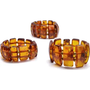 Prsten Prsten přírodní jantar medový Honey