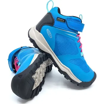 Dětská sportovní obuv Keen Wanduro mid WP Fjord Blue/Fuchsia Purple 37, Vnitřní délka boty: 24,6 cm