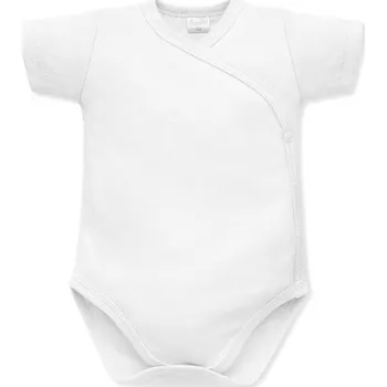 Kojenecký body PINOKIO Body zavinovací krátký rukáv Lovely Day White - 56