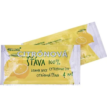 HELLMA Citronová šťáva v sáčku 100x 4 ml