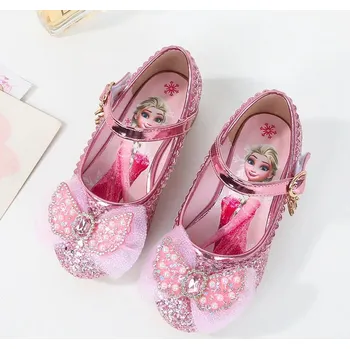 Dívčí baleríny Třpytivé baleríny Barva: Růžová, Velikost: 30