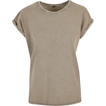 Dámské tričko Build Your Brand dámské Tričko Built your Brand Acid washed Extended Béžově hnědá 4XL