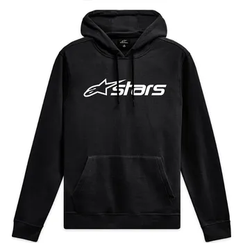 Pánská mikina Mikina blaze hoodie 3, alpinestars (černá/bílá, vel. xl)