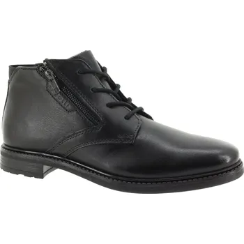 Pánská zimní obuv BUGATTI Pánský černý kožený kotník 315-95738-4000-1000-267 Velikost 46